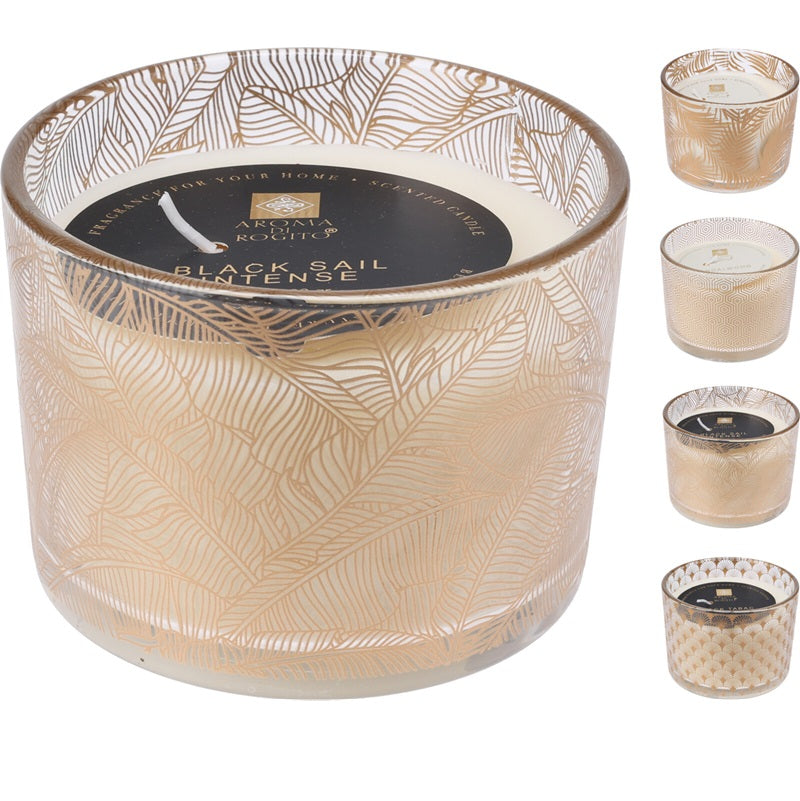 ΚΕΡΙ ΑΡΩΜΑΤΙΚΟ 230gr ΣΕ ΓΥΑΛΙΝΟ ΠΟΤΗΡΙ AROMA DI ROGITO