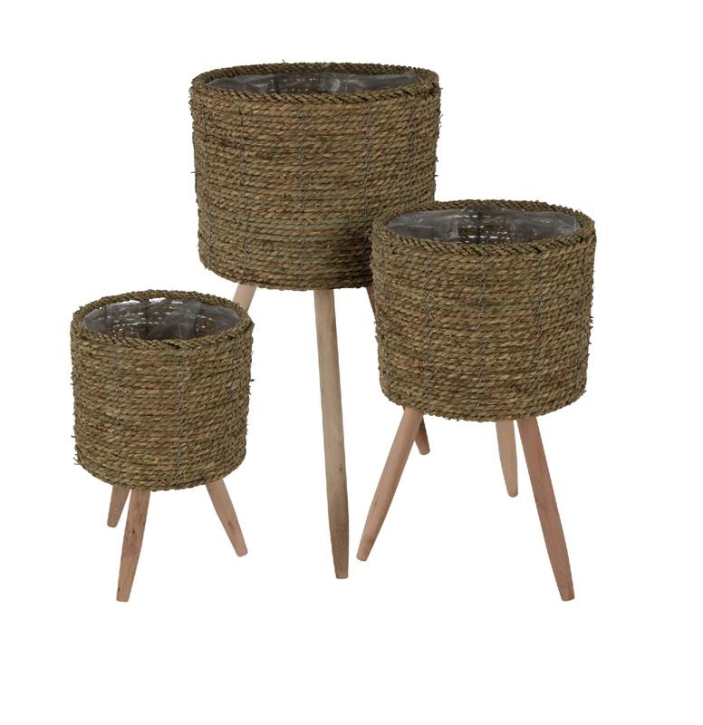 ΚΑΣΠΩ ΨΑΘΙΝΟ 22x20cm ΤΡΙΠΟΔΟ PROGARDEN