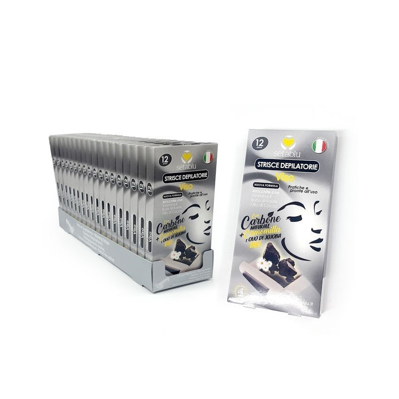 SETABLU ΤΑΙΝΙΕΣ ΑΠΟΤΡIΧΩΣΗΣ ΠΡΟΣΩΠΟΥ 12ΤΕΜ CARBONE