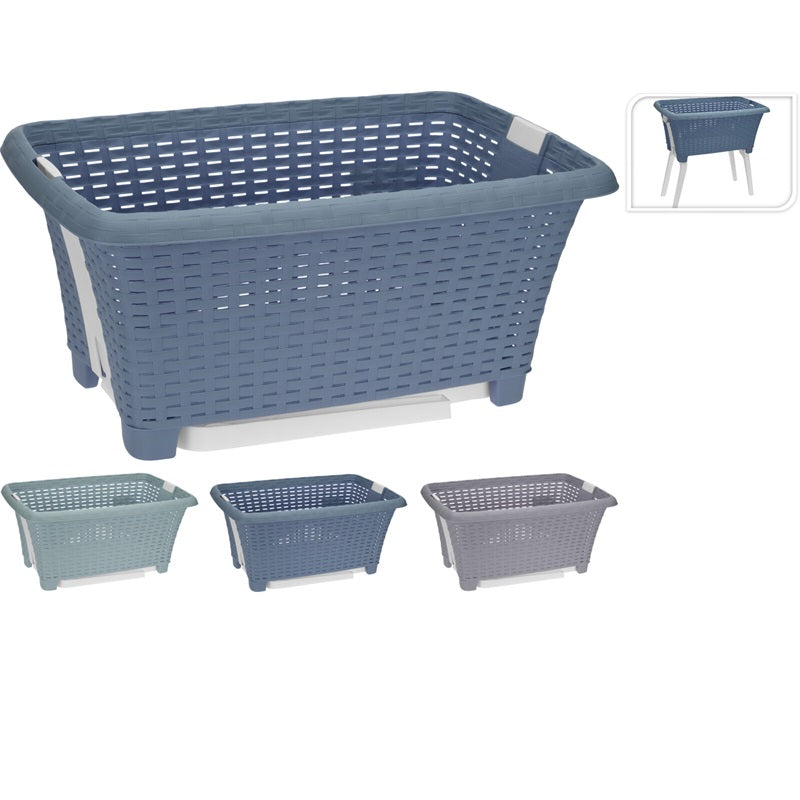 ΚΑΛΑΘΙ ΠΛΥΜΕΝΩΝ ΠΤΥΣΣΟΜΕΝΟ ΜΕ ΠΟΔΙΑ 60x40x58cm