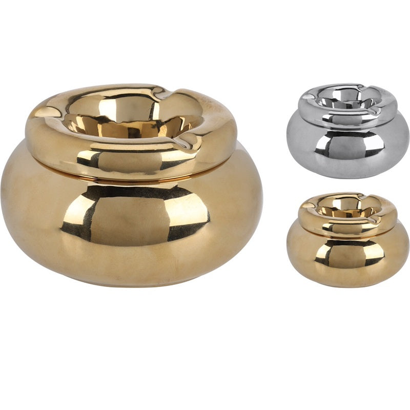 ΣΤΑΧΤΟΔΟΧΕΙΟ ΚΛΕΙΣΤΟ ΧΡΥΣΟ ΑΣΗΜΙ 11x6cm DOLOMITE