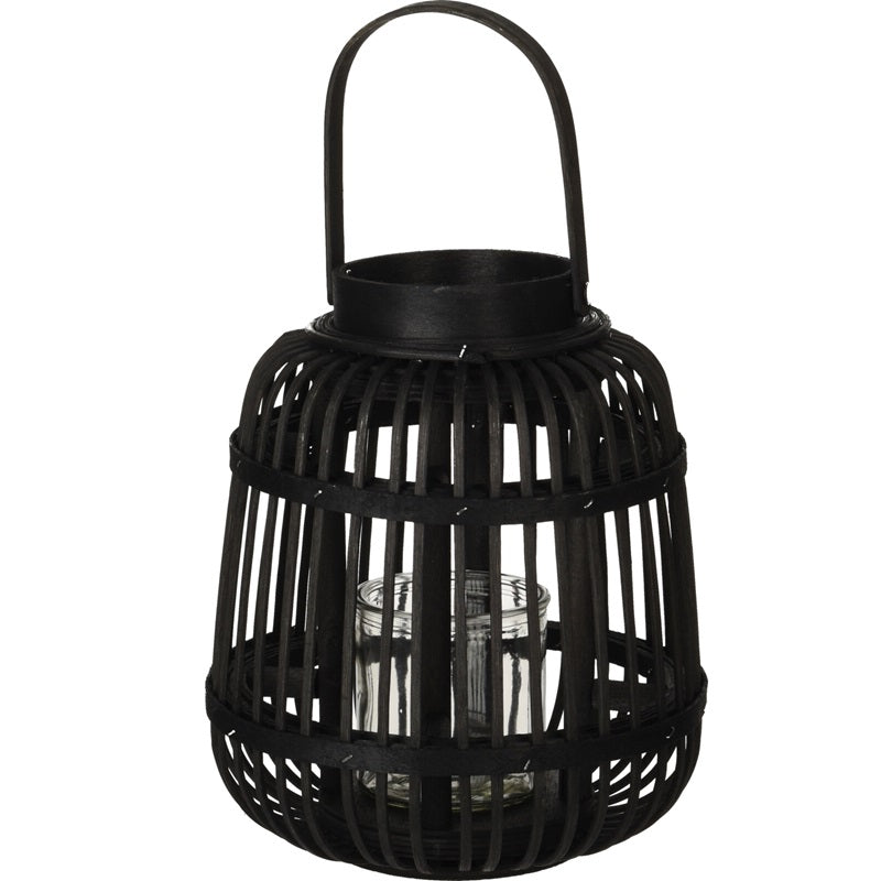 ΦΑΝΑΡΙ ΞΥΛΙΝΟ ΜΑΥΡΟ 24x19cm