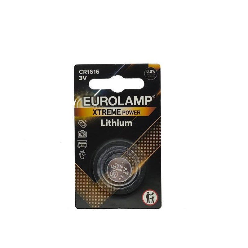 ΜΠΑΤΑΡΙΑ ΛΙΘΙΟΥ CR1616 3V EUROLAMP