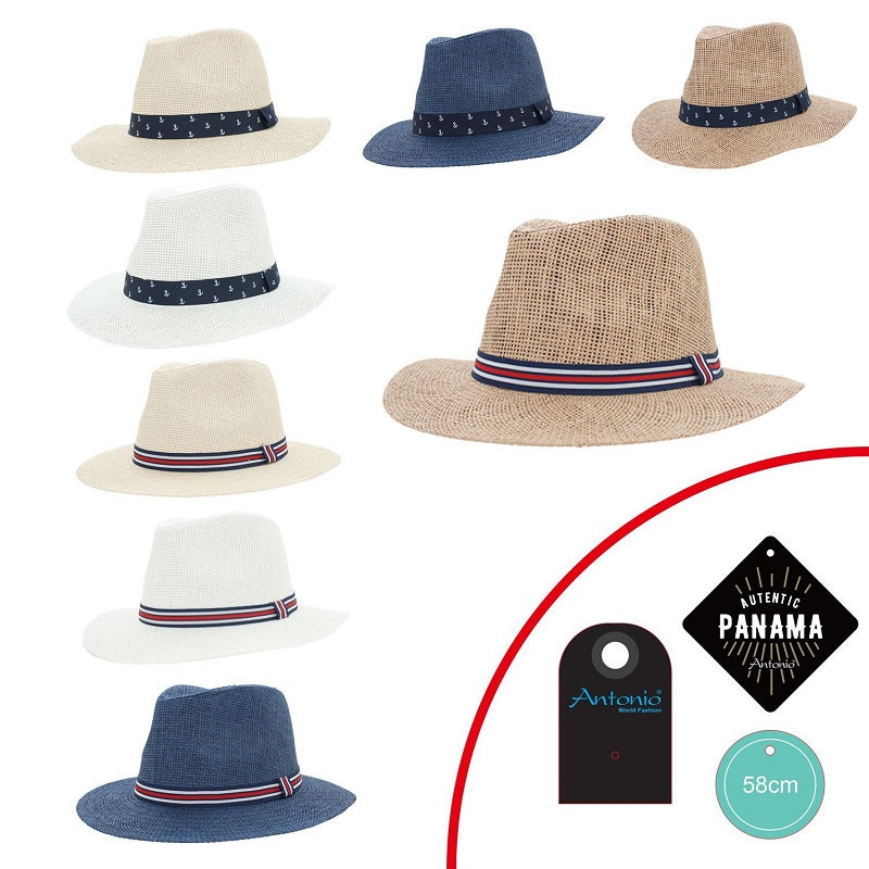 ΚΑΠΕΛΟ ΨΑΘΙΝΟ PANAMA 58cm ANTONIO