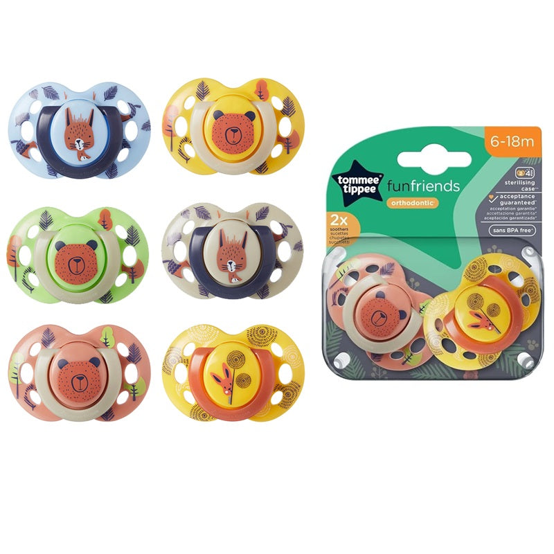 ΠΙΠΙΛΑ TOMEE TIPPEE FUN FRIENDS 6-18m 2ΤΕΜ ΜΕ ΘΗΚΗ