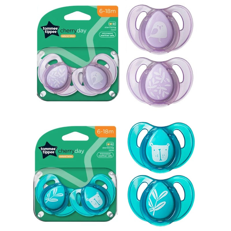 ΠΙΠΙΛΑ TOMEE TIPPEE CHERRY DAY 6-18m 2ΤΕΜ ΜΕ ΘΗΚΗ