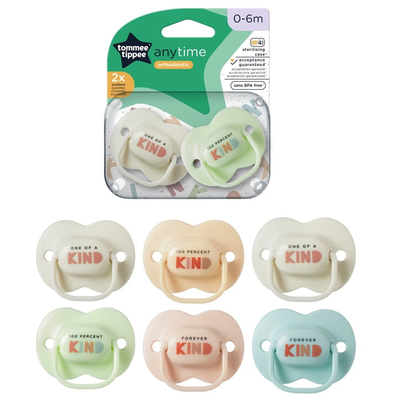 ΠΙΠΙΛΑ TOMEE TIPPEE ΑΝΥΤΙΜΕ 0-6m 2ΤΕΜ ΜΕ ΘΗΚΗ