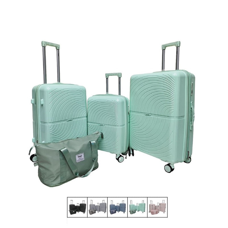 ΒΑΛΙΤΣΑ 64x42x25cm ΣΚΛΗΡΗ ΜΕ 4 ΡΟΔΑΚΙΑ TRUE G