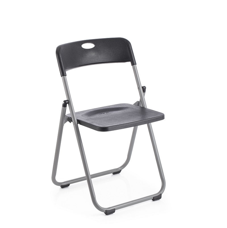 ΚΑΡΕΚΛΑ ΜΑΥΡΗ ΠΤΥΣΣΟΜΕΝΗ ΠΛΑΣΤΙΚΗ 43x41x74cm TNS