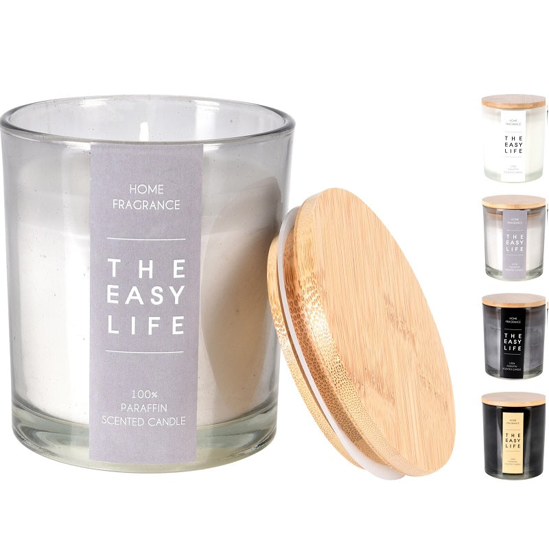 ΚΕΡΙ ΑΡΩΜΑΤΙΚΟ 9x10.5εκ BAMBOO EASY LIFE ΓΥΑΛΙΝΟ ΠΟΤΗΡΙ