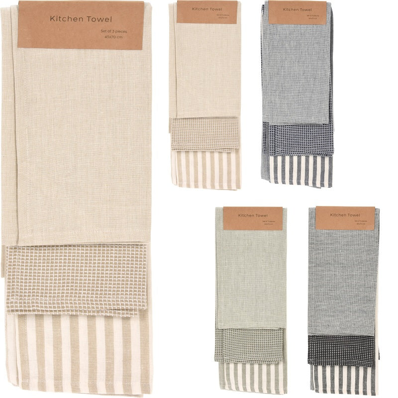 ΠΕΤΣΕΤΑ ΚΟΥΖΙΝΑΣ 3ΤΕΜ 45x70cm HOME STYLING