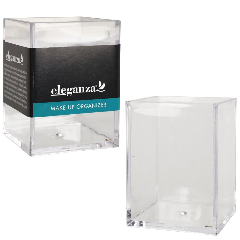 ΘΗΚΗ ΚΑΛΛΥΝΤΙΚΩΝ ΔΙΑΦΑΝΗ ΠΛΑΣΤΙΚΗ 7.5x7.5x9cm ELEGANZA