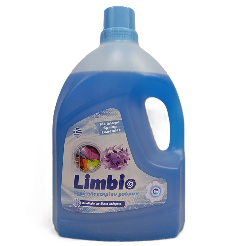 LIMBIO ΥΓΡΟ ΠΛΥΝΤΗΡΙΟΥ ΡΟΥΧΩΝ 54μεζ SPRING LAVENDER 3lt