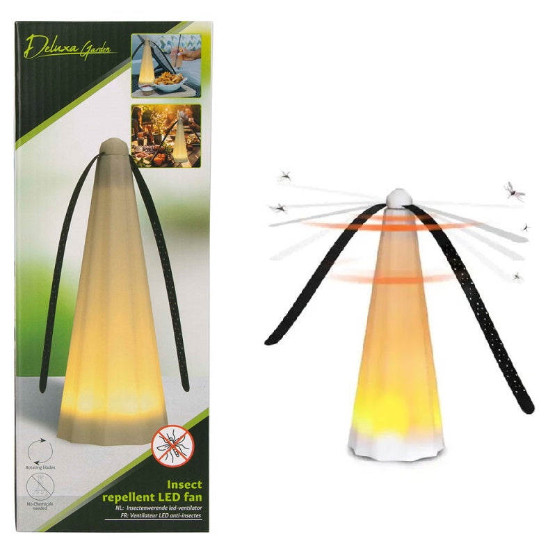 ΑΝΕΜΙΣΤΗΡΑΣ ΕΝΤΟΜΟΑΠΩΘΗΤΙΚΟΣ ΜΠΑΤΑΡΙΑΣ 9LED DELUXA GARDEN