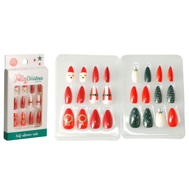 ΝΥΧΙΑ XMAS ΣΕΤ 12ΤΕΜ ΜΕ ΚΟΛΛΑ