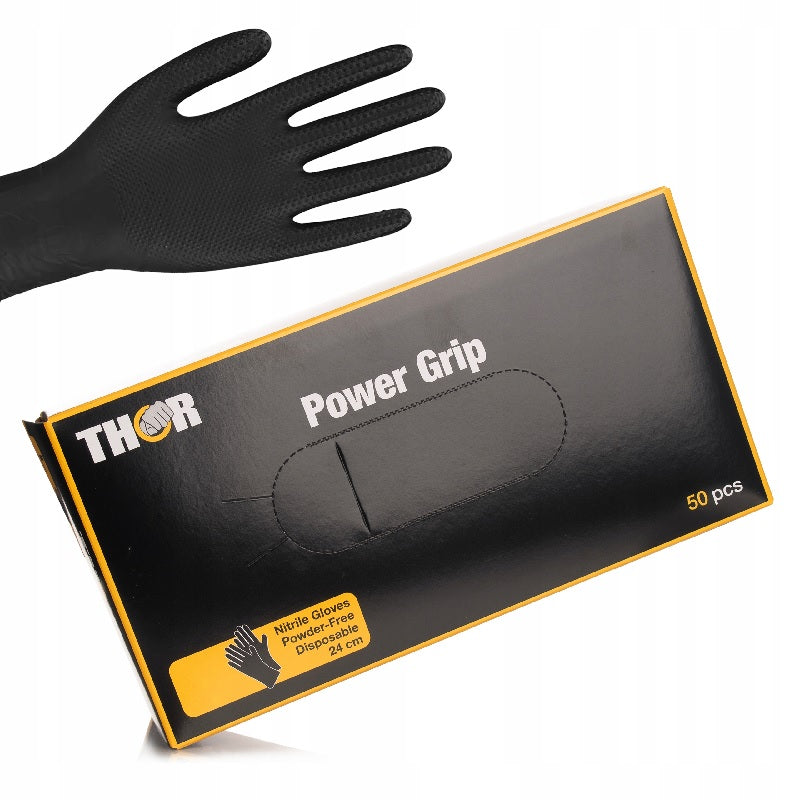 ΓΑΝΤΙΑ ΕΡΓΑΣΙΑΣ ΝΙΤΡΙΛΙΟΥ ΜΑΥΡΑ ΕΝΙΣΧΥΜΕΝΑ 50ΤΕΜ XXLARGE