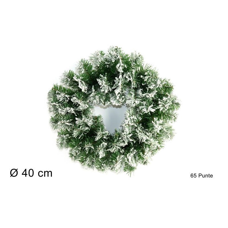 ΣΤΕΦΑΝΙ ΧΙΟΝΙΣΜΕΝΟ 40εκ XMAS