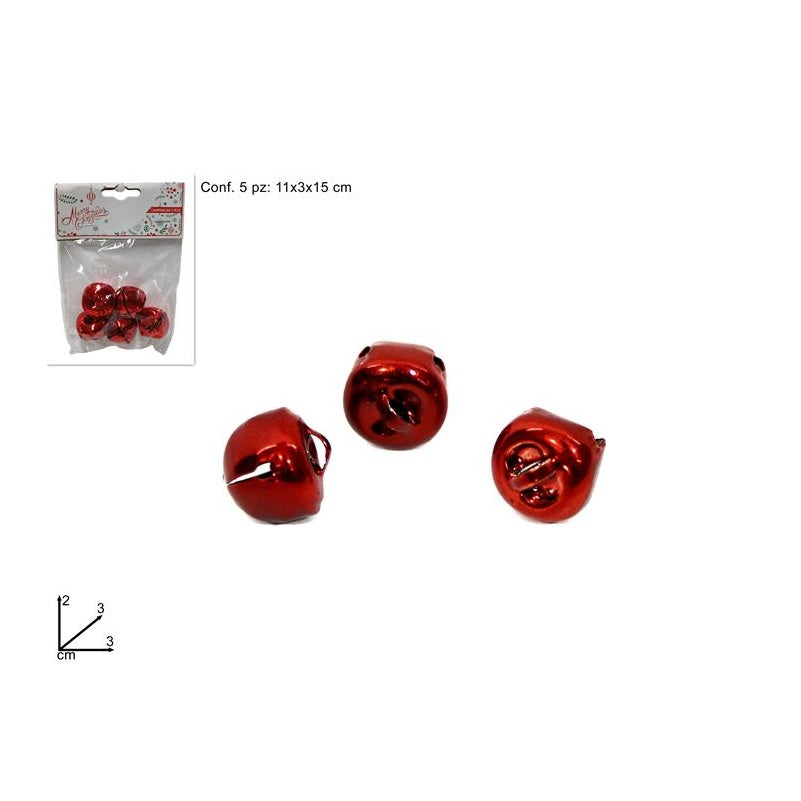 ΚΟΥΔΟΥΝΑΚΙΑ 5ΤΕΜ 3cm ΚΟΚΚΙΝΑ