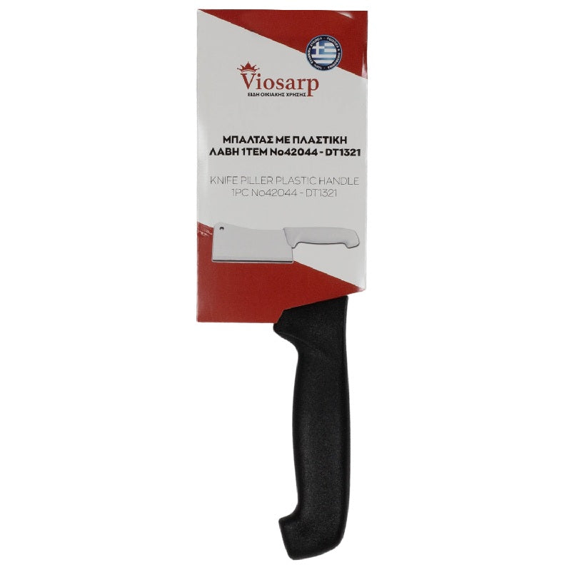 ΜΠΑΛΤΑΣ INOX ΜΕ ΠΛΑΣΤΙΚΗ ΛΑΒΗ VIOSARP