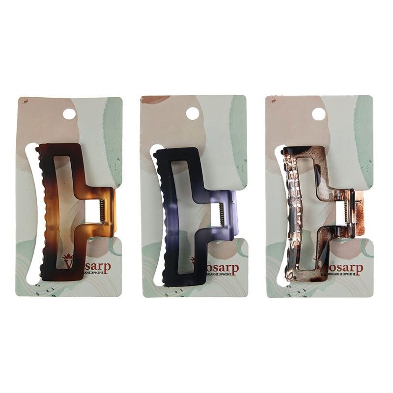 ΚΛΑΜΕΡ ΜΑΛΛΙΩΝ ΜΑΥΡΟ ΚΑΦΕ 7.5cm VIOSARP