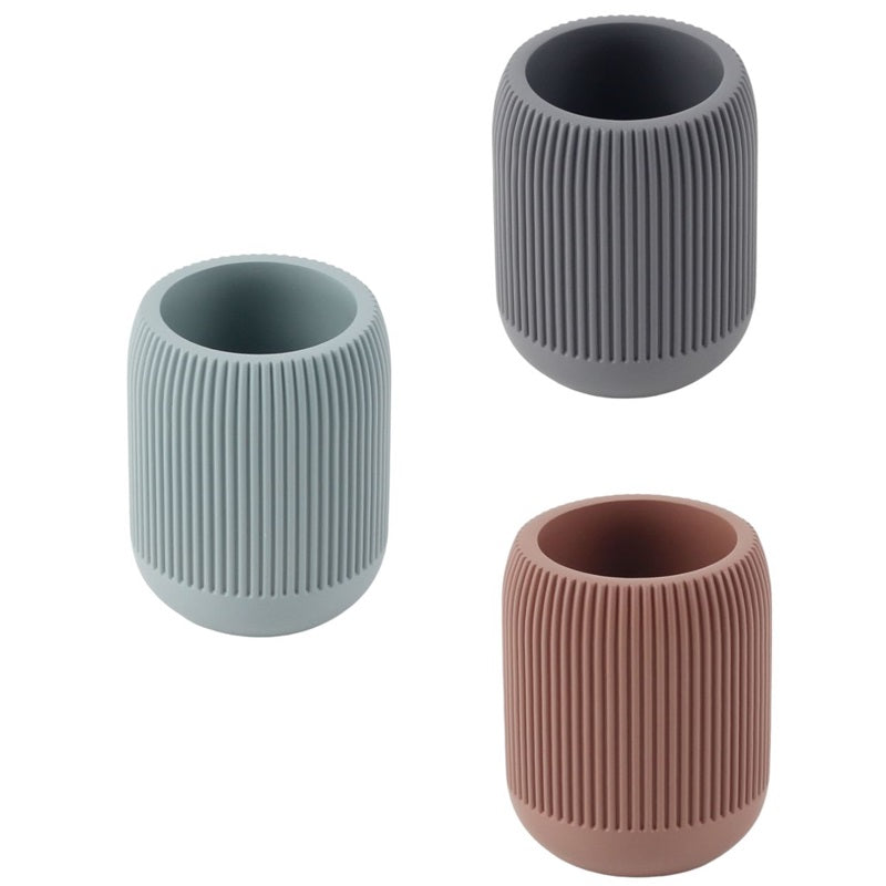 ΘΗΚΗ ΓΙΑ ΟΔΟΝΤΟΒΟΥΡΤΣΕΣ ΡΙΓΕ ΜΑΤ ΧΡΩΜΑ 8xH:10cm ANKOR