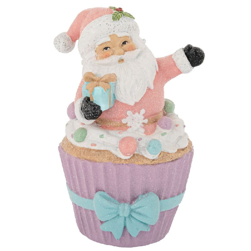 ΑΗ ΒΑΣΙΛΗΣ ΣΕ CUPCAKE ΠΑΣΤΕΛ 9x9x15εκ ΠΟΛΥΡΕΖΙΝ