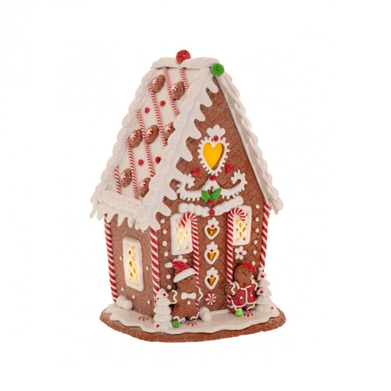 ΣΠΙΤΑΚΙ GINGERBREAD ΜΕ LED ΦΩΣ 16x14x23εκ