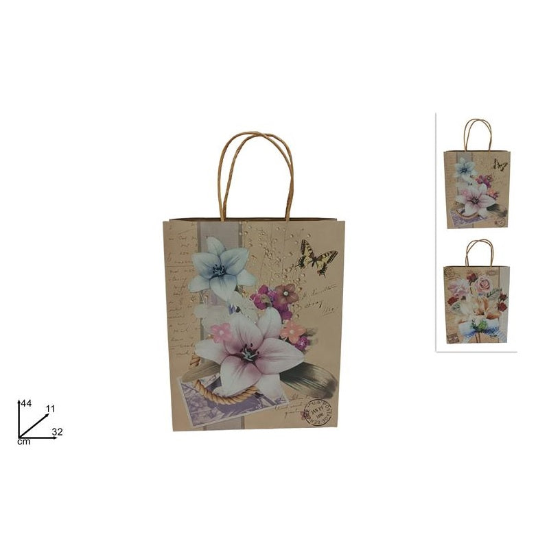 ΤΣΑΝΤΑ ΔΩΡΟΥ VINTAGE GLITTER 44x32x11εκ