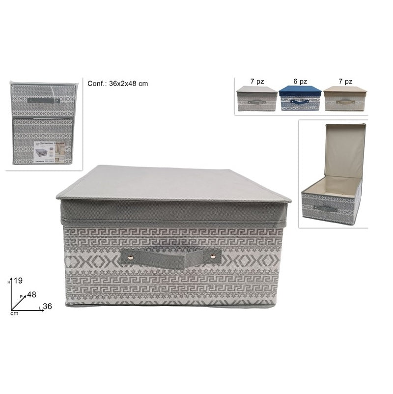ΚΟΥΤΙ ΑΠΟΘΗΚΕΥΣΗΣ ΜΕ ΣΧΕΔΙΑ 36x48x19cm NONWOVEN