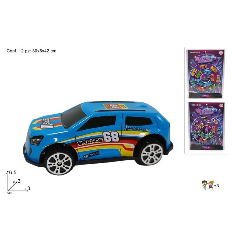 ΑΥΤΟΚΙΝΗΤΑΚΙ ΜΕΤΑΛΛΙΚO ΣΕΤ 12 ΤΕΜ