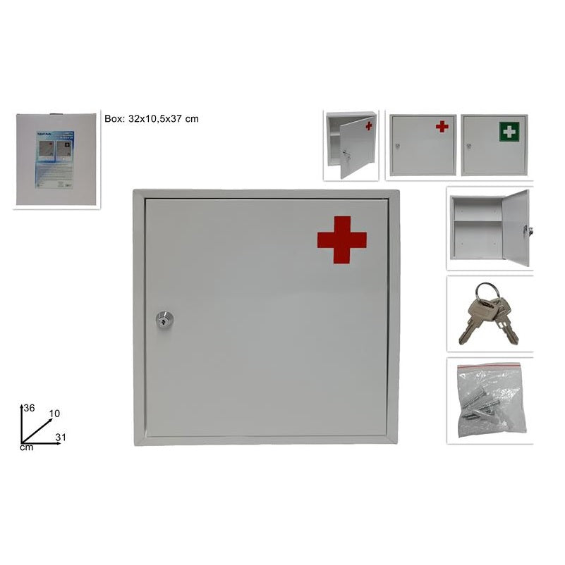 ΦΑΡΜΑΚΕΙΟ ΜΕΤΑΛΛΙΚΟ 36x31x10cm