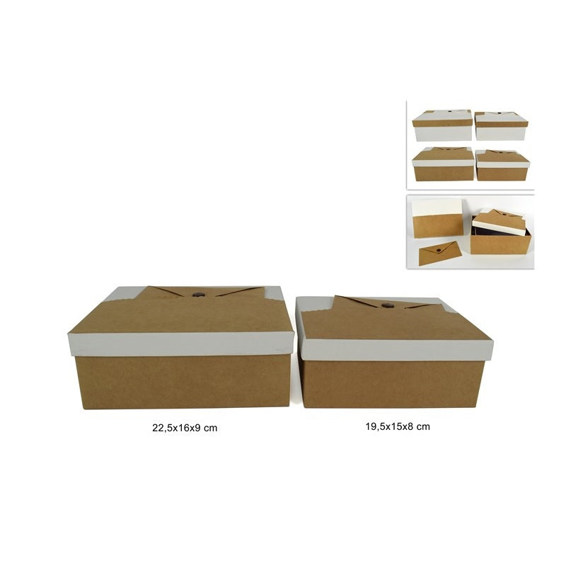 ΚΟΥΤΙ ΔΩΡΟΥ ΧΑΡΤΙΝΟ ΜΕ ΦΑΚΕΛΟ 19.5x15x8εκ