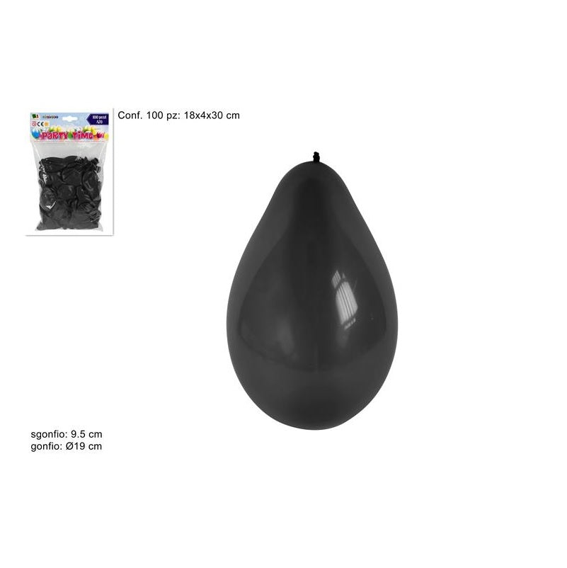 ΜΠΑΛΟΝΙΑ 100ΤΕΜ ΜΑΥΡΑ