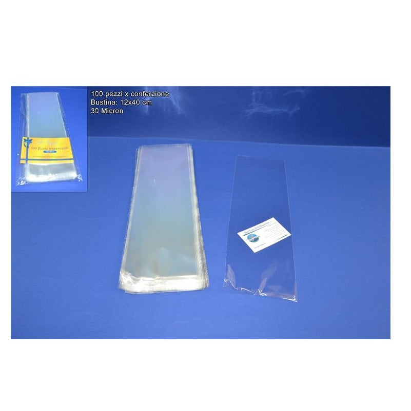 ΣΑΚΟΥΛΑ 12x40εκ 100ΤΕΜ ΑΥΤΟΚΟΛΛΗΤΑ ΔΙΑΦΑΝΗ