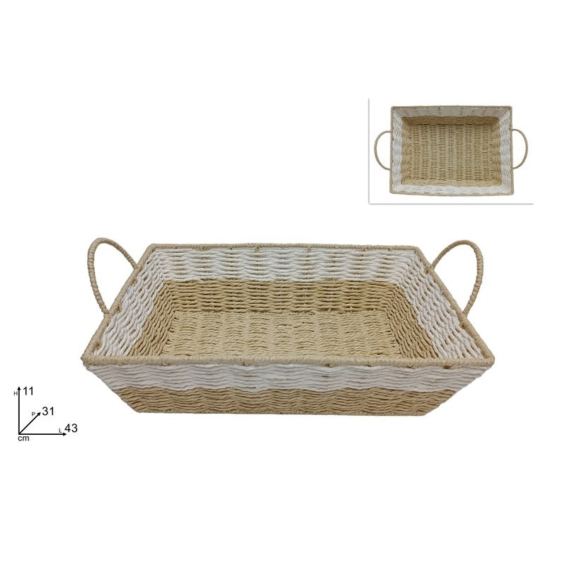 ΚΑΛΑΘΙ ΜΠΑΜΠΟΥ ΟΡΘΟΓΩΝΙΟ ΠΛΕΚΤΟ 43x31εκ