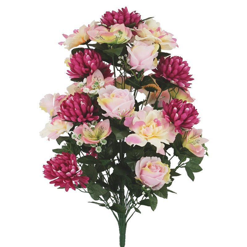 ΜΠΟΥΚΕΤΟ ΡΟΖ ΤΡΙΑΝΤΑΦΥΛΛΟ ΑΛΣΤΡΟΜΕΡΙΑ ΜΙΞ 65εκ