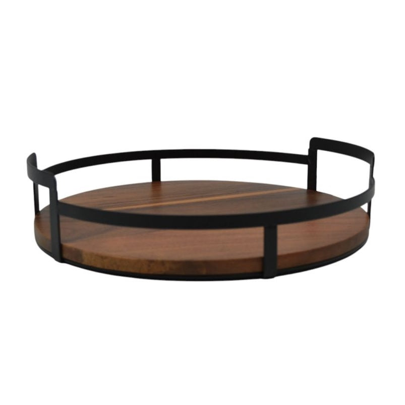 ΔΙΣΚΟΣ ΞΥΛΙΝΟΣ ΜΕ ΜΕΤΑΛΛΙΚΟ ΣΚΕΛΕΤΟ 28.5x28.5x6cm ANKOR