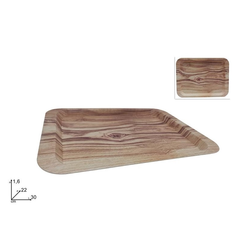 ΔΙΣΚΟΣ ΠΛΑΣΤΙΚΟΣ 30x22cm ΕΦΕ ΞΥΛΟΥ