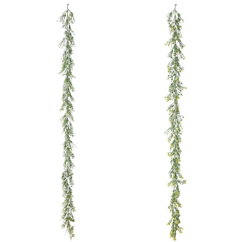 ΓΙΡΛΑΝΤΑ ΠΡΑΣΙΝΑΔΑΣ ΜΕ ΑΝΘΑΚΙΑ 1.80m 0040004