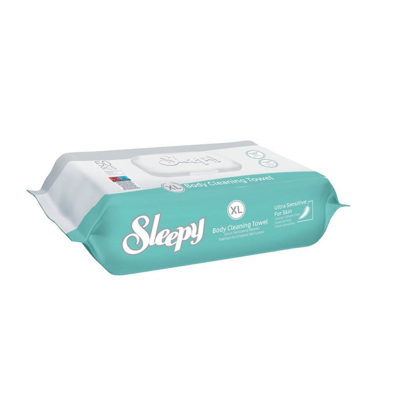 ΥΓΡΟΜΑΝΤΗΛΑ ΕΝΗΛΙΚΩΝ XL 50ΤΕΜ SLEEPY ΜΕ ΚΑΠΑΚΙ