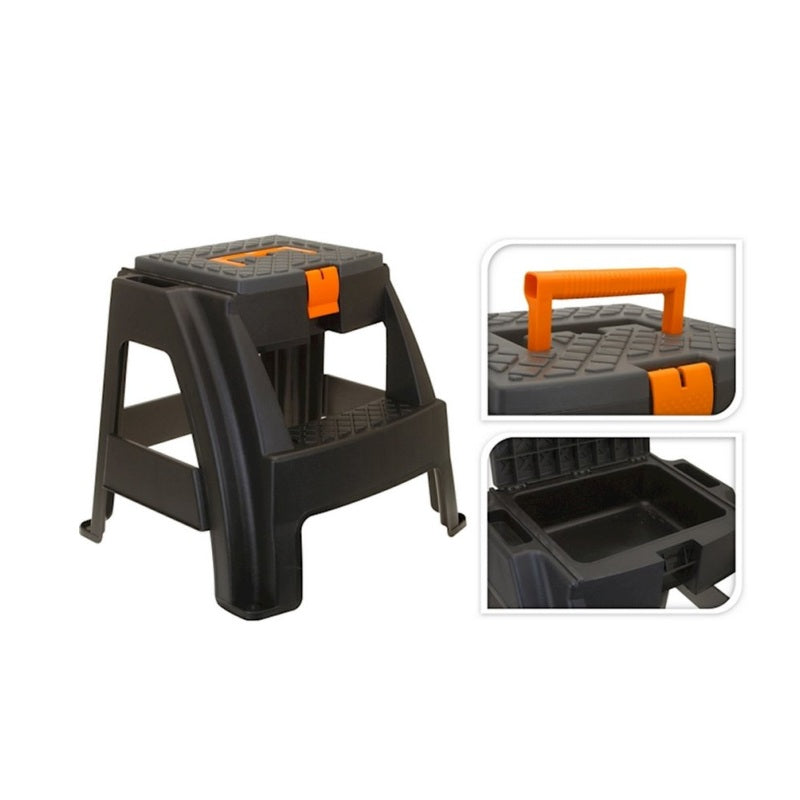 ΣΚΑΛΟΣΚΑΜΠΟ ΠΛΑΣΤΙΚΟ ΜΕ ΕΡΓΑΛΕΙΟΘΗΚΗ 47.5x42x43cm