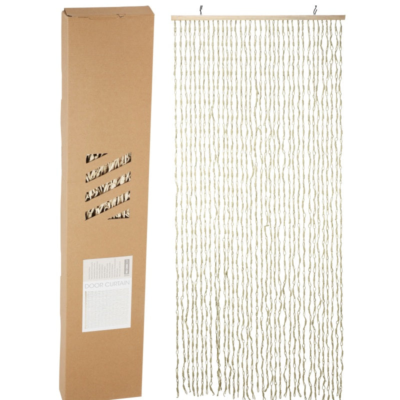 ΚΟΥΡΤΙΝΑ ΠΟΡΤΑΣ ΧΑΡΤΙΝΗ ΠΛΕΚΤΗ 90x200cm