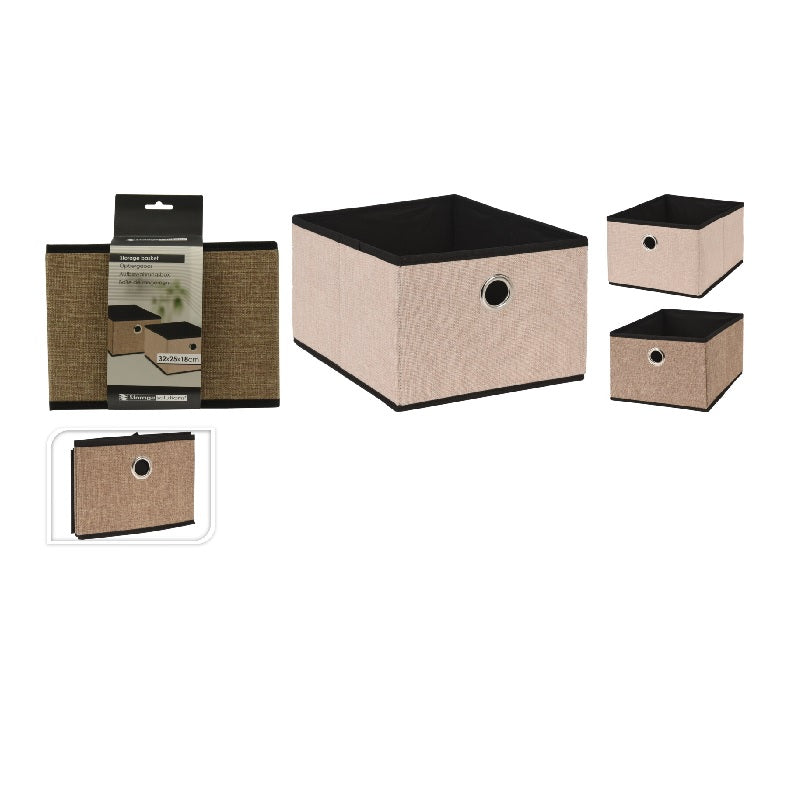 ΚΟΥΤΙ ΠΤΥΣΣΟΜΕΝΟ NON WOVEN 32x25x18cm STORAGE SOLUTIONS