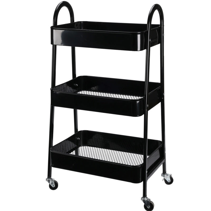 ΤΡΟΛΕΥ 3 ΘΕΣΕΩΝ ΜΕΤΑΛΛΙΚΟ 44x32x80cm STORAGE SOLUTIONS