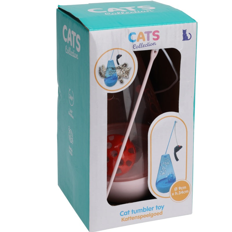 ΠΑΙΧΝΙΔΙ ΓΑΤΑΣ TUMBLER 9x34cm