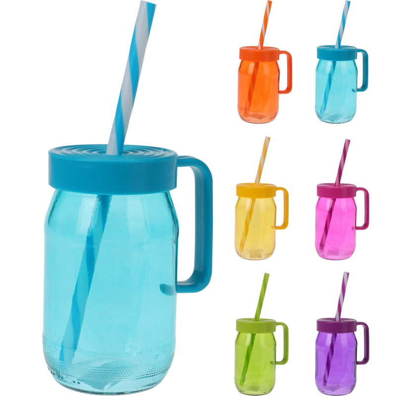 ΠΟΤΗΡΙ ΜΕ ΣΧΕΔΙΑ ΚΑΠΑΚΙ & ΚΑΛΑΜΑΚΙ 600ml