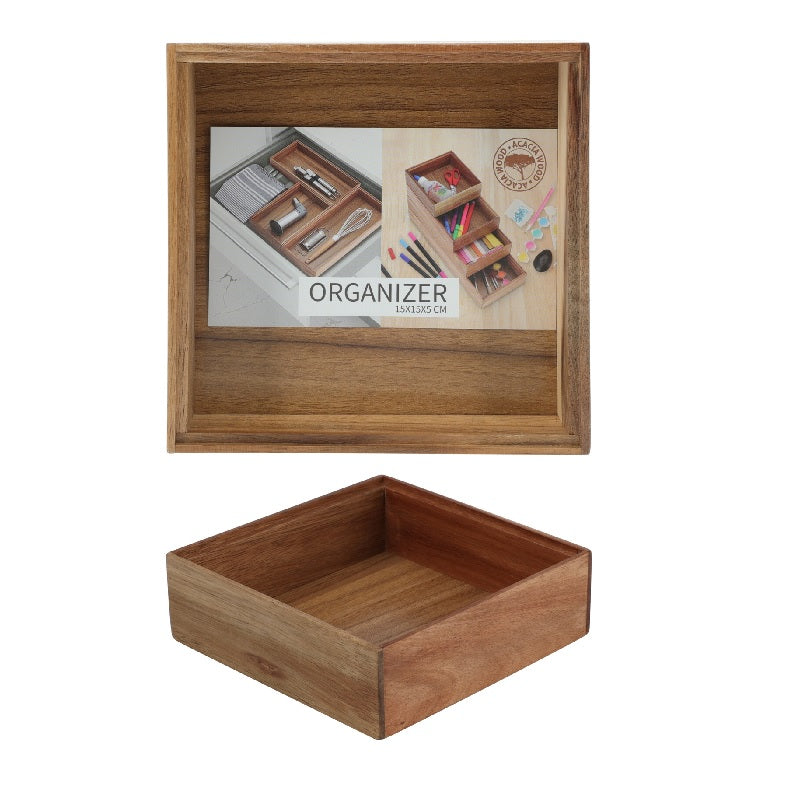 ΘΗΚΗ ΟΡΓΑΝΩΣΗΣ ΣΥΡΤΑΡΙΟΥ 15x15cm ΞΥΛΙΝΗ