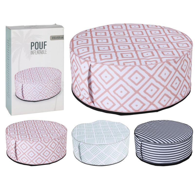 ΠΟΥΦ ΦΟΥΣΚΩΤΟ 55x25cm