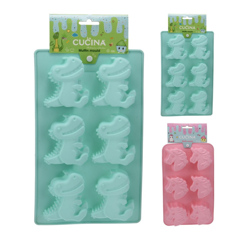 ΦΟΡΜΑ ΣΙΛΙΚΟΝΗΣ 6 ΘΕΣΕΩΝ KIDS 27x17cm