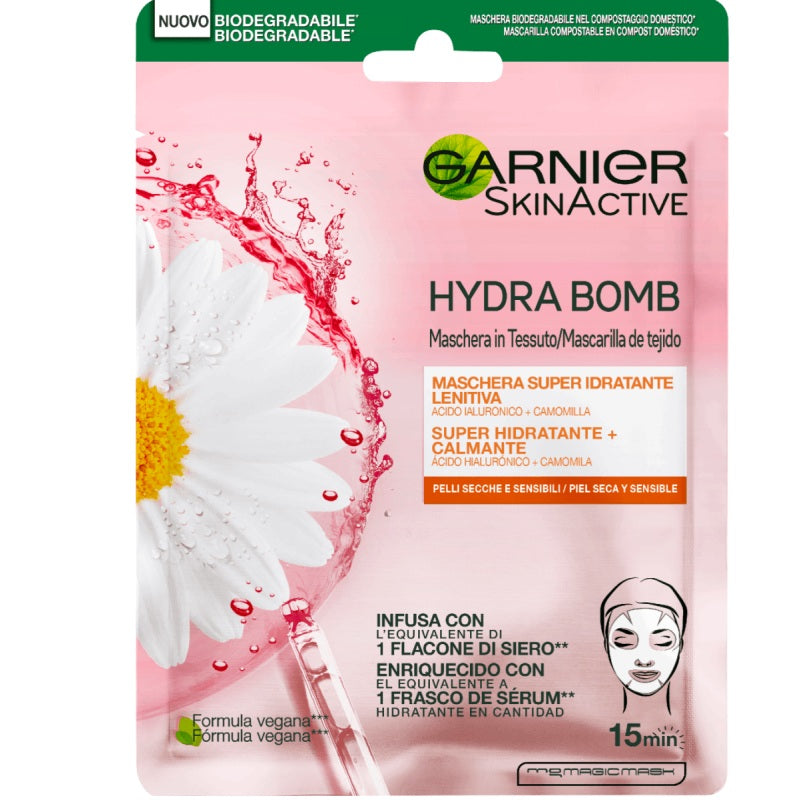 GARNIER ΜΑΣΚΑ ΠΡΟΣΩΠΟΥ HYDRA BOMB ΧΑΜΟΜΗΛΙ 28gr